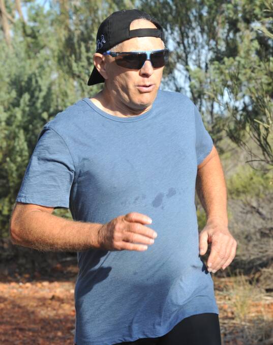 MR CONSISTENCY: Grantley Hodge has clocked the same time two weeks running with the Griffith Feral Joggers. Picture: Anthony Stipo