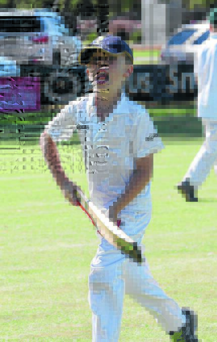 FUN: Junior cricketer Jacob Wardell. Picture: Anthony Stipo