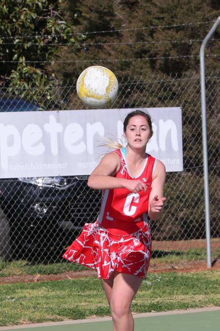 BEST ON COURT: Renae Larkin was named players' player against Narrandera. Picture: Anthony Stipo