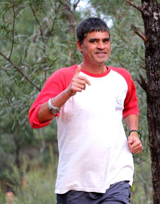 FERAL FAVOURITE: Arun Tiwari returned to Scenic Hill for race seven of the Griffith Feral Joggers' winter competition. Picture: Anthony Stipo