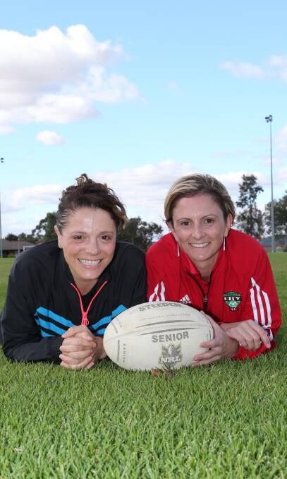 EXCITED: Griffith touch players Julia Puntoriero (left) and Mel Bonetti will represent Italy at the World Cup in Coffs Harbour. Picture: Anthony Stipo