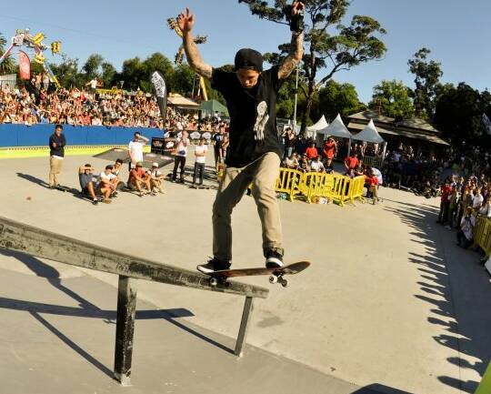 SKILL: Yenda's Chris Vaughan will show off his amazing skateboarding skills at the Griffith Skate Slam. Picture: Supplied