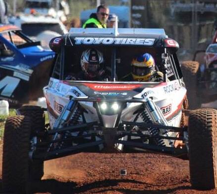 ANTICIPATION: Danny Brown and Andy Brown wait for the start of their lap at the ARB Griffith 400. Picture: Supplied.