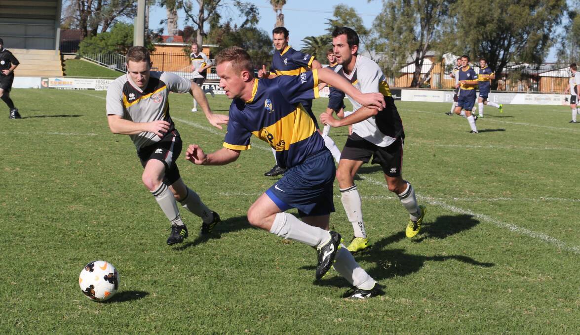 OUT: Ryan Spencer is expected to miss Yoogali SC's season opener against Griffith City. Picture: Anthony Stipo