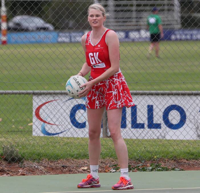 STANDOUT: Defender Bec Byrne has been named the best player for the Griffith Swans in 2015. Picture: Anthony Stipo