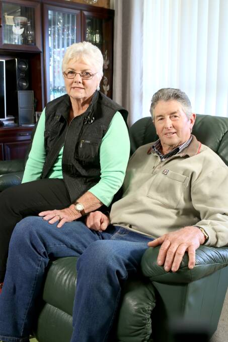 Easy retirement: Peter and Yvonne are enjoying the social and carefree lifestyle at the Griffith Retirement Estate.