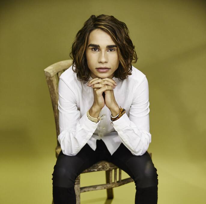 Small-town talent: Isaiah Firebrace is thrilled to be part of Griffith's MYFEST event as a judge of the talent contest and to perform in concert. 