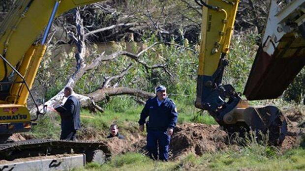 Police excavated nearby in 2012. The 2016 discovery of a bone means "we now know we are looking at the right spot," Homicide Squad Commander Detective Superintendent Mick Willing said on Tuesday. Picture: Daily Liberal