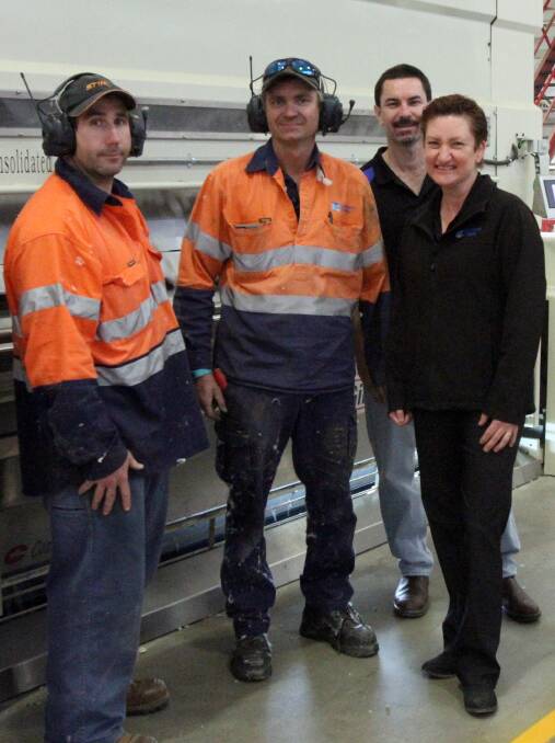 FINALIST: Southern Cotton's Dave Frizell, Chris Veness, Corrie Ratcliff and Kate O'Callaghan. Picture: John Gray.
