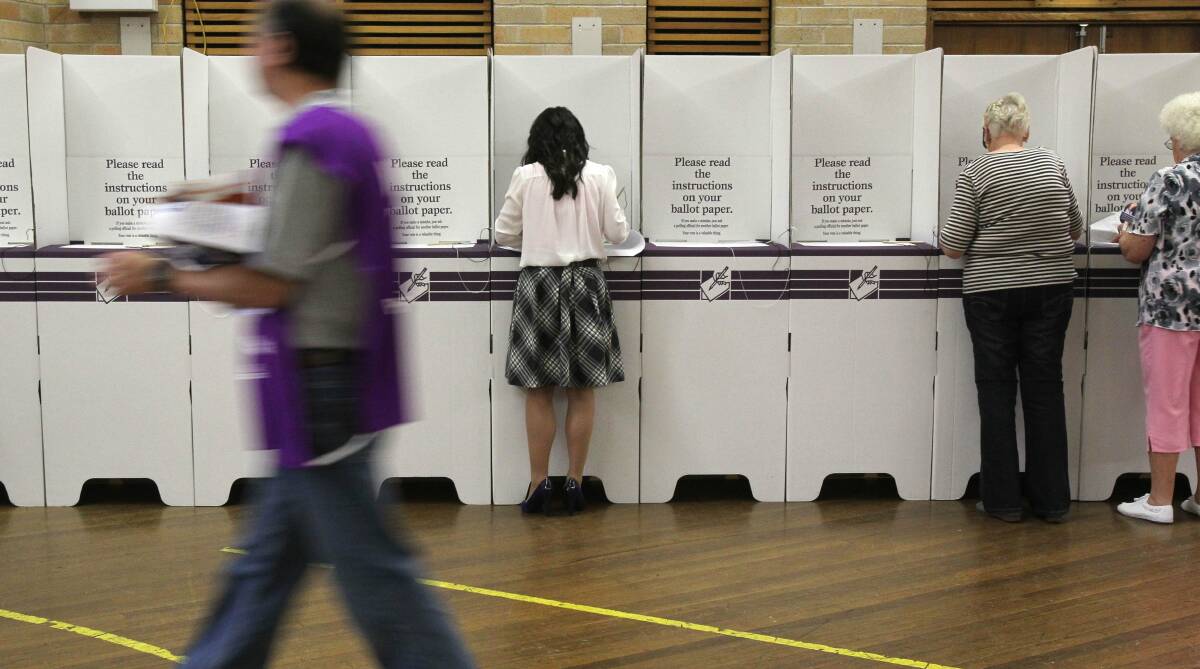 CHANGES: The way you vote for the Senate has changed. You must number at least six boxes above the line or 12 below the line. Picture: Fairfax Media.