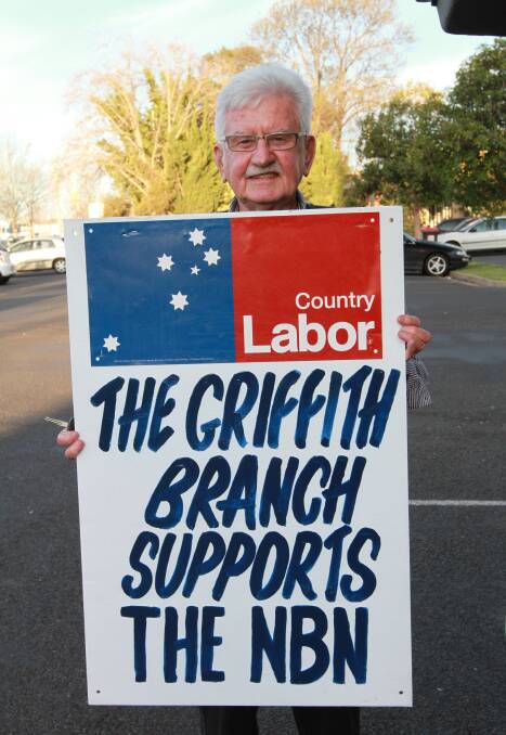 STALWART: Peter Knox is still supporting the Australian Labor Party despite not having a candidate in the Farrer electorate. Picture: Anthony Stipo.