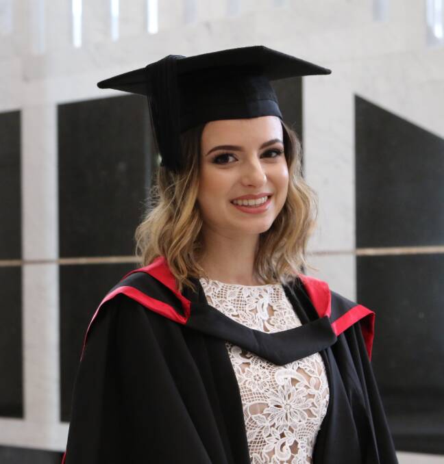 Tegan Snaidero graduated from the University of Canberra on Tuesday. Congratulations on a great effort! Send your letters and photos to editor@areanews.com.au
