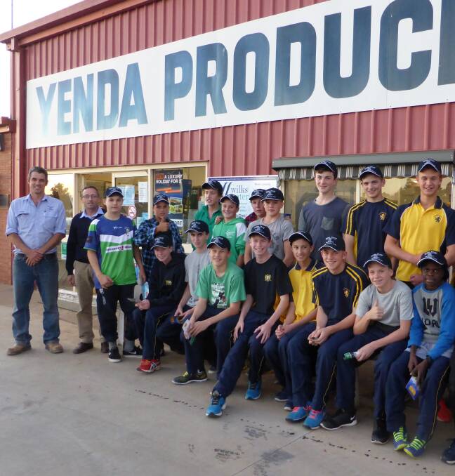 FARM STAY: Students from Scots College visited Yenda Producers recently. Picture: Supplied. Send your photos to editor@areanews.com.au