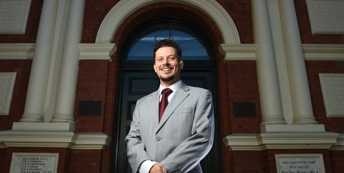 FRESH FACE: Christian Kunde has been chosen as the Labor candidate to take on incumbent and federal Health Minister Sussan Ley in the seat of Farrer. Picture: Fairfax.