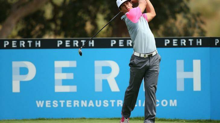 Young Dane Thorbjorn Olesen takes the lead into the final day of the Perth International. Photo: Paul Kane