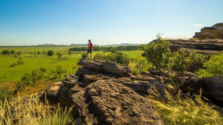 Taking in the view at Ubirr. Photo: AAT