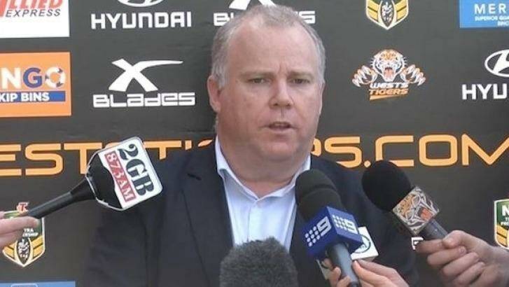 Wests Tigers chief executive Grant Mayer. Photo: Scott Dougherty