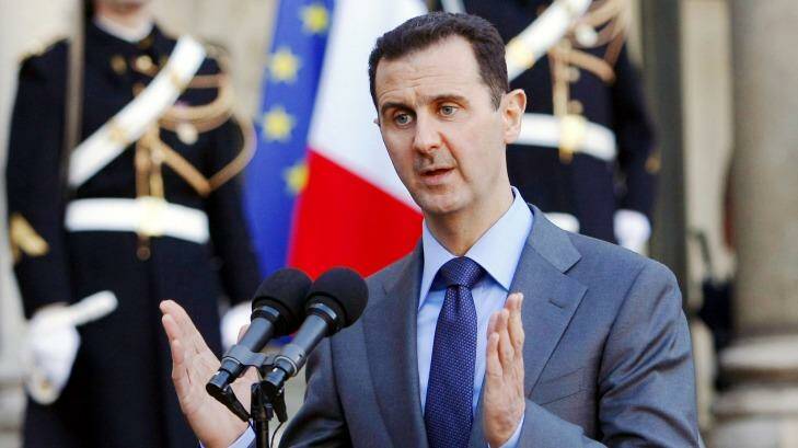 Russian ally ... Syria's President Bashar al-Assad. Photo: Remy de la Mauviniere