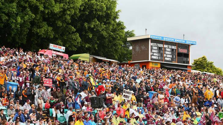 Well supported: fans turn out in force at Leichhardt Oval in round five. Photo: Cameron Spencer