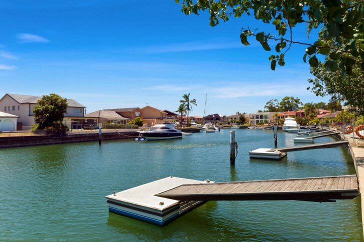 On the market: Madeline Tynan, of Tynan Motors, is selling her property at Sylvania Waters.
Picture: Supplied