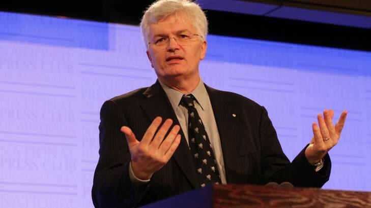 Professor Glyn Davis has warned that the Abbott government's changes to higher education was an unprecedented 'social experiment'. Photo: Alex Ellinghausen