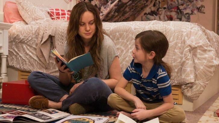 Brie Larson and Jacob Tremblay star in Room (2015)