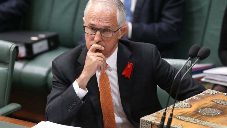 Malcolm Turnbull has the report on the collapse of the census website. Photo: Andrew Meares