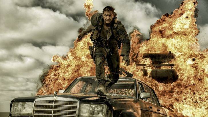 <i>Mad Max: Fury Road</i> features explosive action, ridiculous vehicles and surreal, post-apocalyptic desert settings.