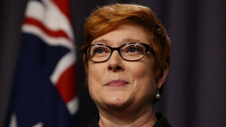 Defence Minister Marise Payne. Photo: Andrew Meares