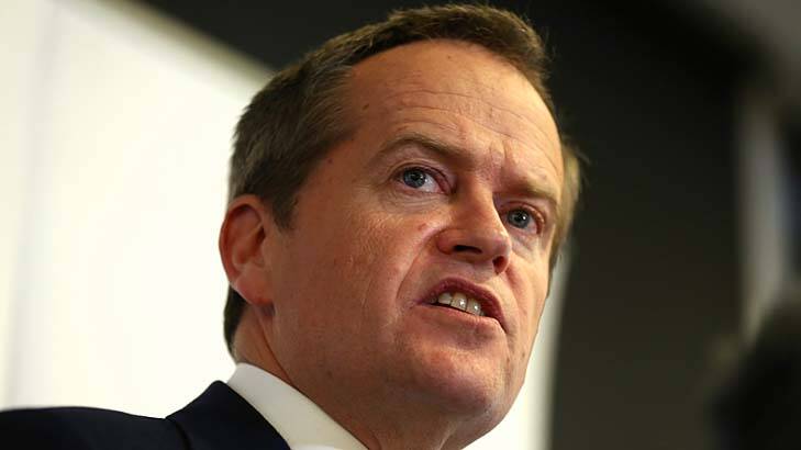 Opposition Leader Bill Shorten, pictured at an ANU leadership conference in Canberra on Tuesday, said Labor's position on the ETS remained unchanged. Photo: Alex Ellinghausen