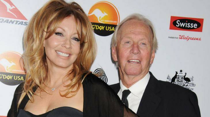 Linda Kozlowski and Paul Hogan at the 2013 G'Day USA black tie gala in LA, nine months before they split.