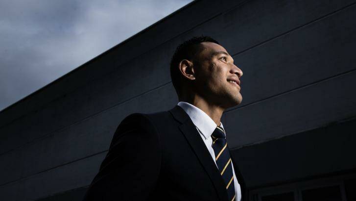 Future decided: Israel Folau is happy to stay a union man. Photo: Photo: Nic Walker