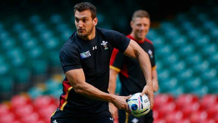 Wales captain Sam Warburton in action during the Wales Captain's Run at Millennium Stadium on September 30 in Cardiff, UK. Photo: Stu Forster/Getty Images