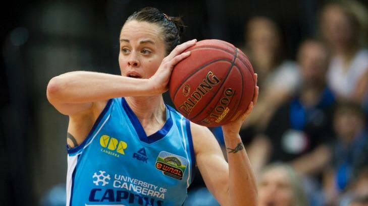 Kristen Veal may have played her last match for the Canberra Capitals. Photo: Jay Cronan
