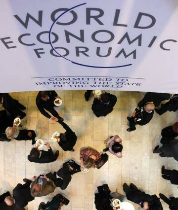 Making connections: Opportunities such as the World Economic Forum in Davos offer executives chances of making new contacts.