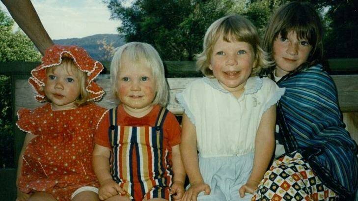 From left: Pippa Coram (Greig's cousin), Greig Friday, Alie Friday (Greig's sister) and Georgie Coram (cousin).