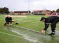 The Stawell Gift was among the events affected by the record rainfall that has hit Victoria. (Joel Carrett/AAP PHOTOS)