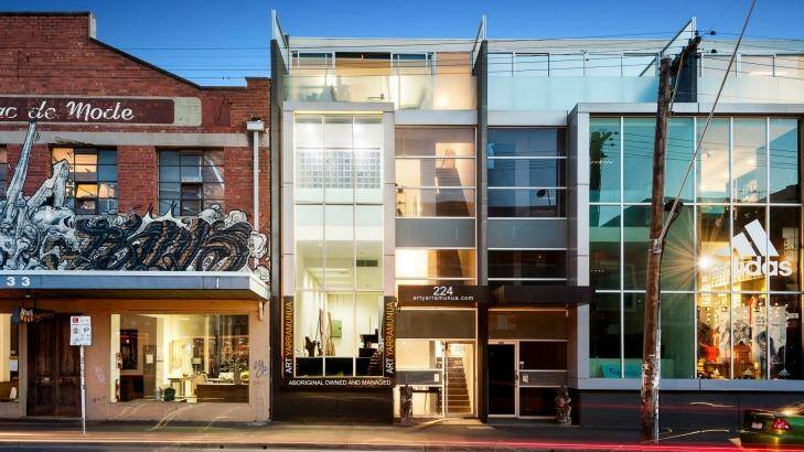 The property at 224 Johnston Street, Fitzroy, has been sold to an interstate investor.