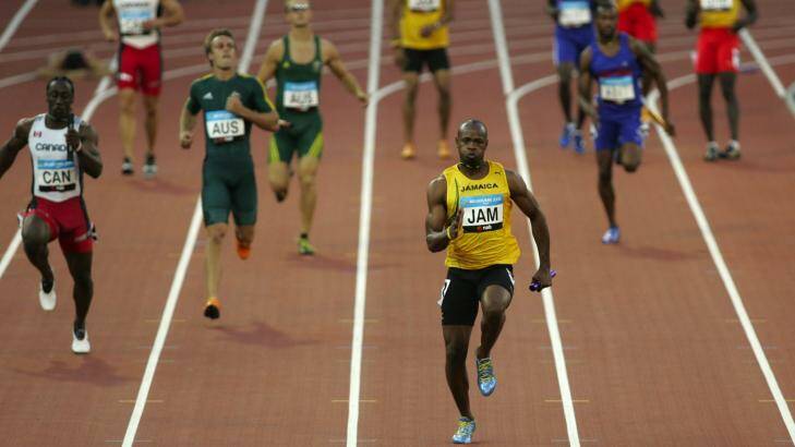 Asafa Powell was the star of the Melbourne Games in 2006. Photo: Andy Zakeli