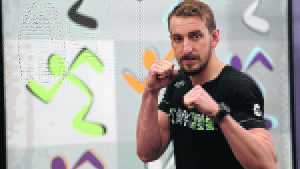 READY TO RUMBLE: Anytime Fitness self-defence instructor Clancy Peterson gears up for the introductory self defence seminar this weekend in Griffith. Picture: Anthony Stipo 