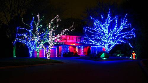 LED LIGHTS: Lighting up your home this Christmas need not cost a bomb.