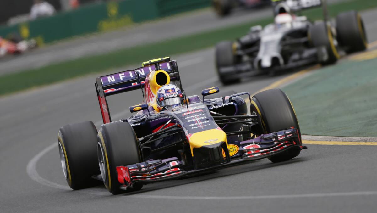 Daniel Ricciardo of Australia and Infiniti Red Bull Racing drives during the Australian Formula One Grand Prix. PHOTOS: GETTY IMAGES
