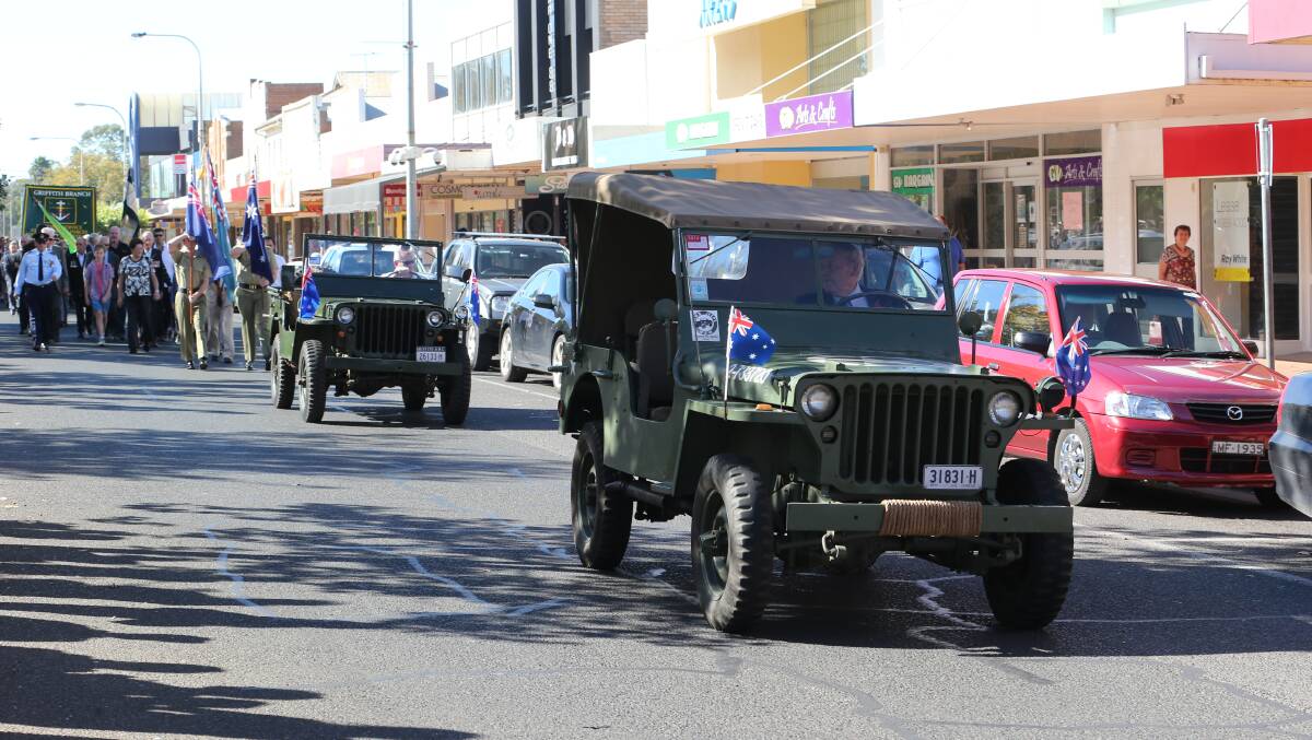 Anzac Day 2014 Banna Ave Griffith.