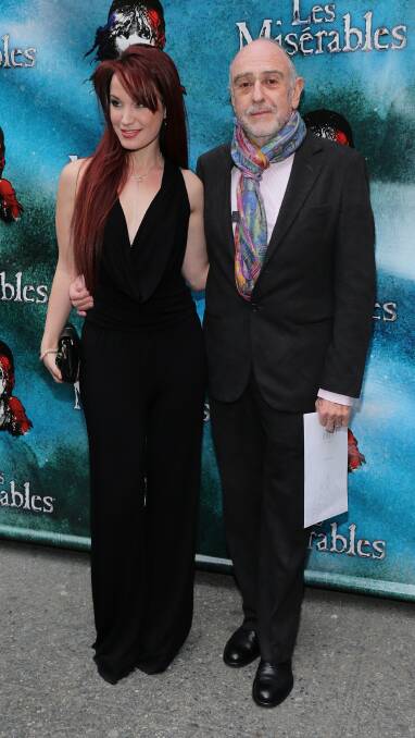 Actress Sierra Boggess and Claude Michel Schonberg. Pic: Getty Images