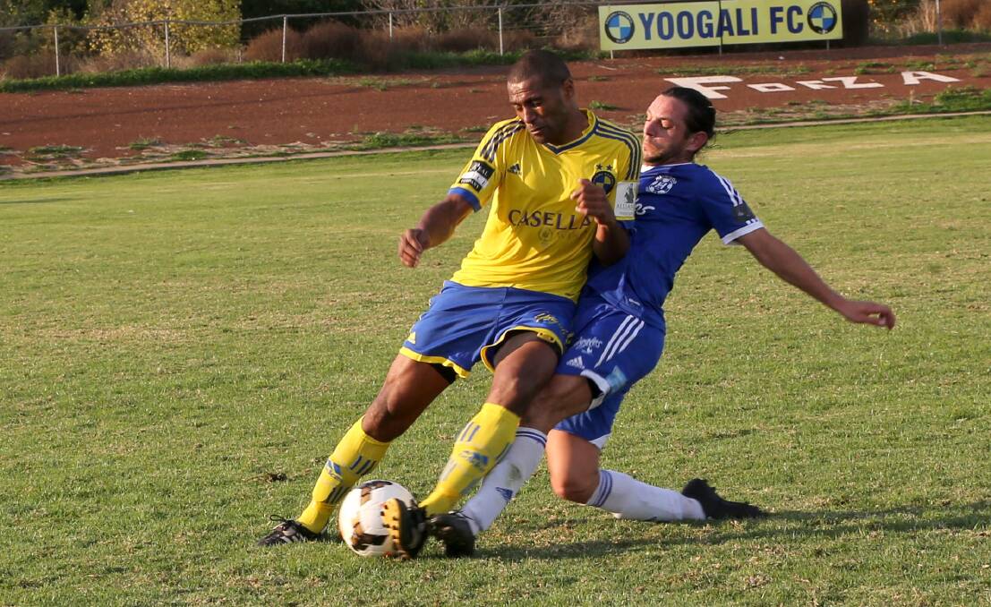 POTENTIAL RETURN: YFC's Sam Kautoga could be in line for a start tomorrow against Griffith City if he can prove his fitness this week.