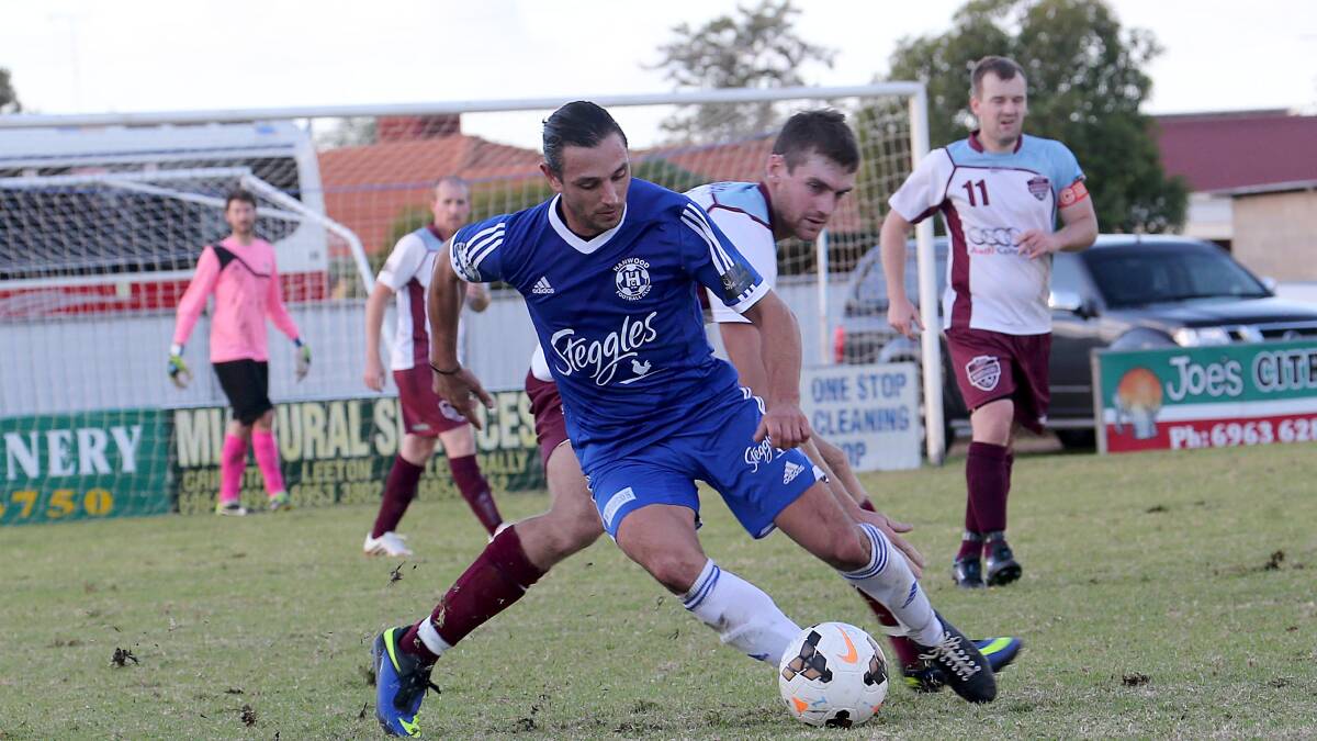 STAYING HOME: Joey Schirripa is one of four Hanwood players who will not make the trip to Sydney for Sunday's State Cup clash.