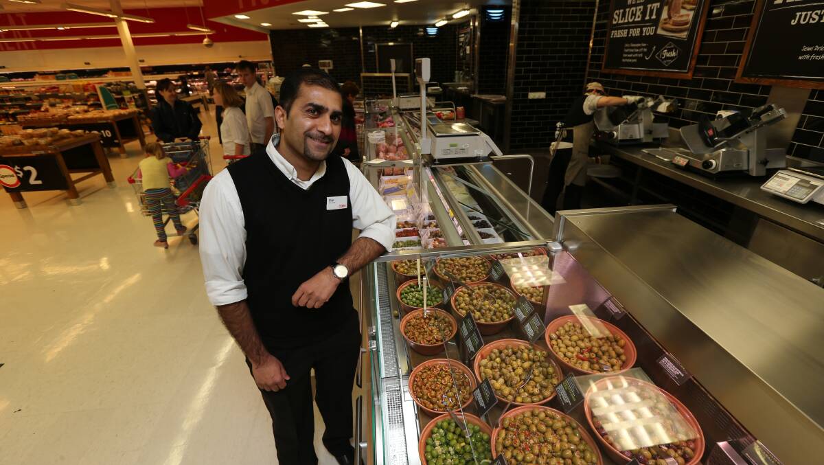 REVAMP: Coles Griffith store manager Eliaz Housil says his new-look deli section will provide a better shopping experience for customers.