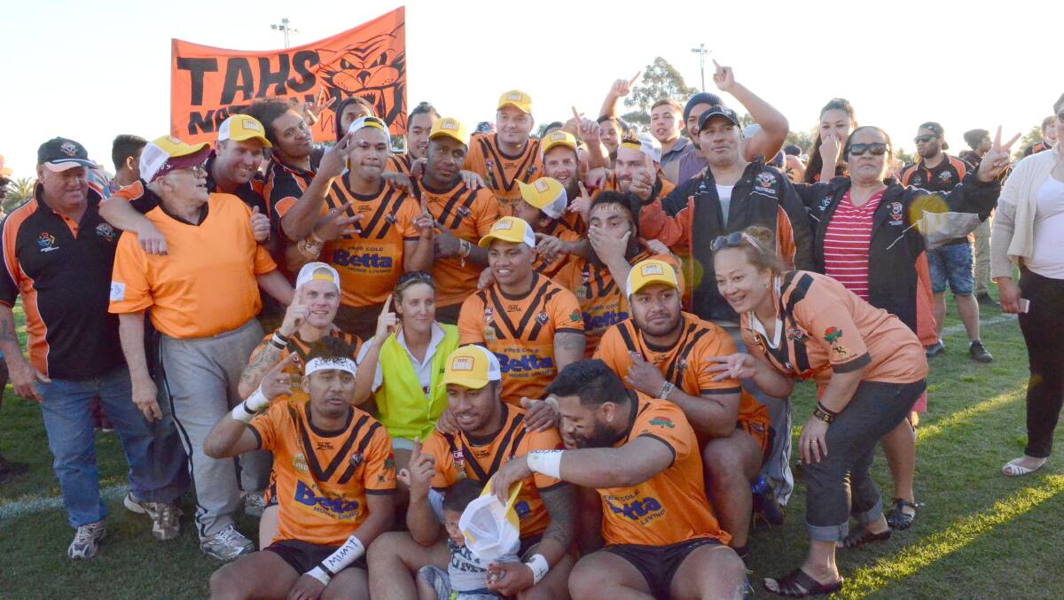 GOOD TIMES: Waratahs beat West Wyalong 22-18 in the Group 20 grand final.