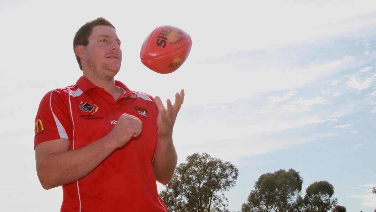 EXCITED: Griffith Swans coach Brandon Mathews is looking forward to the arrival of three Queanbeyan footballers for next season. Picture: Anthony Stipo
