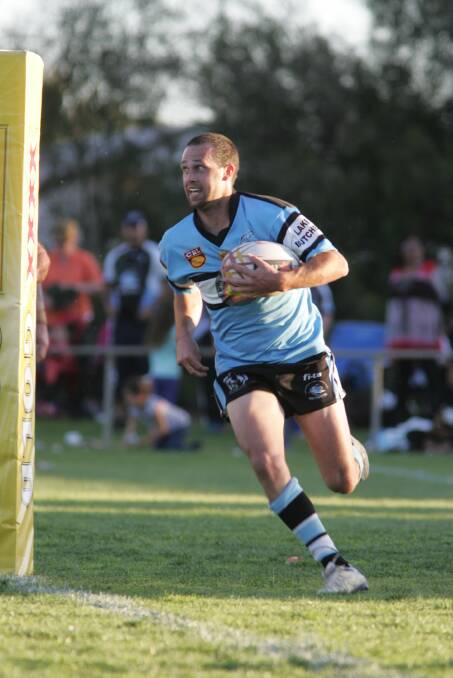 ON FIRE: Sharks fullback Jaden Kelly was in top form against Waratahs in the Group 20 qualifying final.